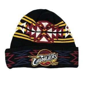 Mitchell & Ness Men's Cleveland Cavaliers Embroidered Winter Stocking Hat‎